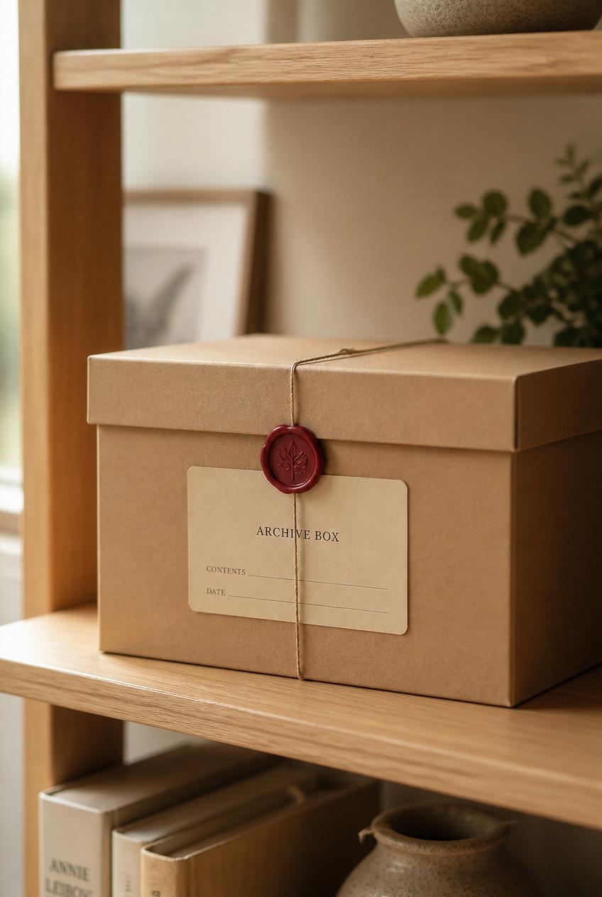 A memory box for a journey